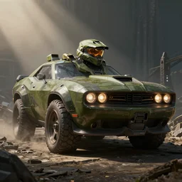 concept art halo video game dodge hellcat