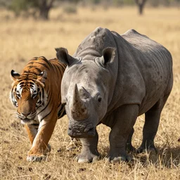 half rhino, half tiger