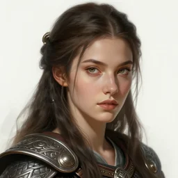 up close portrait of a beautiful viking woman warrior, d & d, face, fantasy, intricate, elegant, highly detailed, digital painting, artstation hq, concept art, smooth, sharp focus, 4 k uhd, illustration, art by artgerm and jeehyung lee, dao trong le, trending on artstation, unreal engine 5 highly rendered
