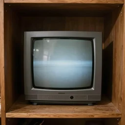 you are trapped in a cupboard with a CRT television