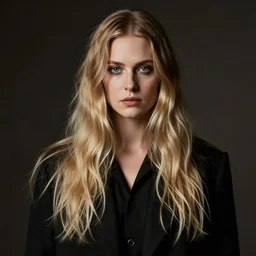 The necromancer, portrait, fashion photography, by Juergen Teller, Micha Klein, Yohji Yamamoto