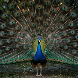 the vision of the universal peacock by artgerm, symbolist, visionary