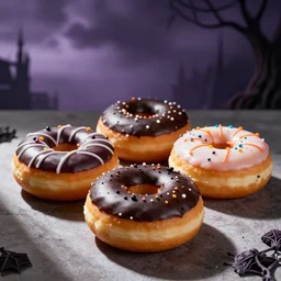 Halloween Krispy Kreme Donuts, product photo