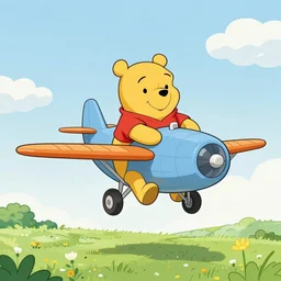 winnie the pooh airplane by beksinski