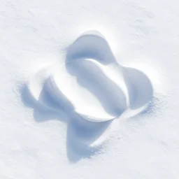 snow palette geometry, abstract, render, 480p, reduced quality