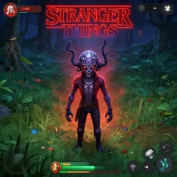 stranger things vecna's mind flayer farming mobile game screenshot gameloft