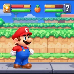 super mario 64 gameplay, in-game screenshot