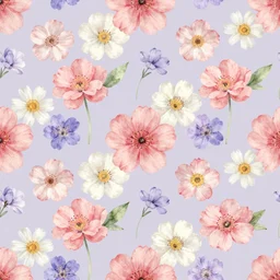 spring flowers wallpaper, 4 k resolution, trending on artstation