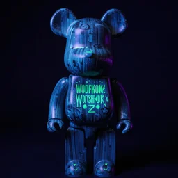 care bears at woodshock blacklight style