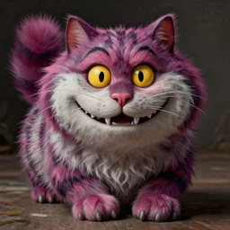 cheshire cat in the style of michael whelan and gustave dore. hyperdetailed photorealism by greg rutkowski, 1 0 8 megapixels, cinematic lighting