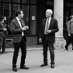 street photography image, funny, amusing, people, coincidence, decisive moment, by jonathan higbee, joel meyerowitz, saul leiter, martin parr, zack arias, nick turpin, trending on instagram