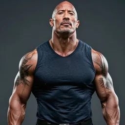 religious imagery of Dwayne Johnson