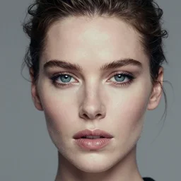 1 9 5 0 s retro future kate beckinsale face portrait. pale colors, by jean - baptiste monge