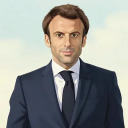 emmanuel macron, portrait shinkai makoto studio ghibli studio key hideaki anno sakimichan stanley artgerm lau rossdraws james jean marc simonetti elegant highly detailed digital painting artstation pixiv