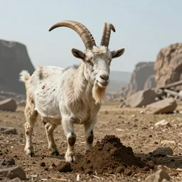 Dwarven goat dung advertisement, hyperrealistic cinematic scene, 35mm, sony a7r photo