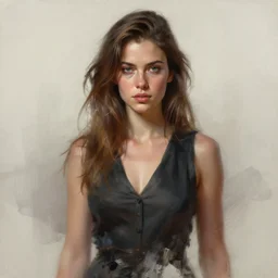 perfectly - centered - portrait of a beautiful female character from netflix series, intricate, highly detailed, digital painting, loose brush strokes, artstation, concept art, smooth, sharp focus, illustration, realism, oil painting, unreal engine 5, 8 k, art by peter mohrbacher and and sam spratt