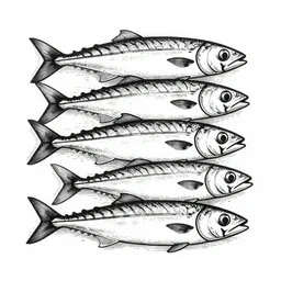 a beautiful wood engraving on paper of a school of mackerel, 8 k, frostbite 3 engine, cryengine, dof, trending on artstation, digital art, crepuscular ray