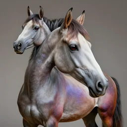 a portrait of a beautiful elegant female centaur Ultra realistic + 25mm f/1.7 ASPH Lens, by Dan Mumford + vivid colors + high contrast, 8k resolution, intricate, photorealistic, smooth