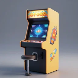 arcade machine, octane render, unreal engine, digital art, Artstation, Trending on Artstation, cgsociety, Pinterest, 8k ,