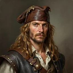 Guybrush Threepwood, fantasy, portrait, sharp focus, intricate, elegant, digital painting, artstation, matte, highly detailed, concept art, illustration, ambient lighting, art by Jonatan Iversen-Ejve