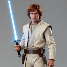 “ elmo as obi wan kenobi from star wars. hood up, holding a lightsaber. detailed, digital art. 8 k ”