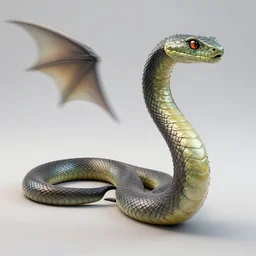 long snake dragon chimera, octane render, award-winning, featured on artstation