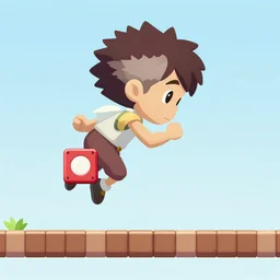 side scrolling, press square to jump, studio ghibli, sharp, godot, unit 3 d, game maker, highly detailed, digital painting, artstation, dead cells, smooth, sharp focus, illustration, wide angle, super smash bross, starbound, wallpaper, splash art, promo art, dramatic lighting, art by artgerm and rutkowski and bo chen and jin xiaodi