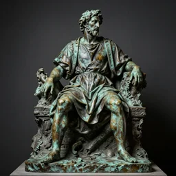 bronze sculpture of piero angela