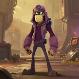 2-D from gorillaz in the half life universe