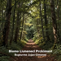 path in the forest, illustration by juan gimenez