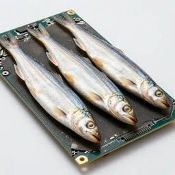 drying fish on a gpu card for cryptocurrency mining