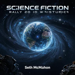science fiction album cover design by Seth McMahon