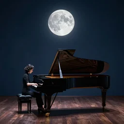 moonlight sonata, full body shot