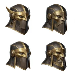 4x3 item concept art grid of legendary loot headgear by artgerm and Craig Mullins, James Jean, Andrey Ryabovichev, Mark Simonetti and Peter Morbacher 16k