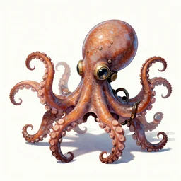 “steampunk octopus”