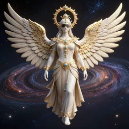 highly lifelike full body outline with eagles wings regalia adornments rayshade hdr into infinity, axonometric fantasy intricate elegant, gods of latent space, lush volumetric lighting 3 d modelling