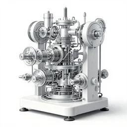 mechanical health machine, detailed, complicated, art of Moebius