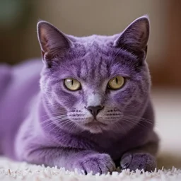 cat purple