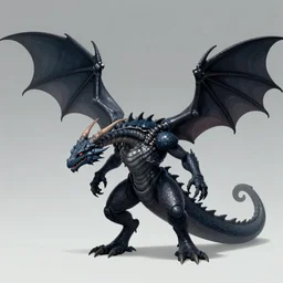 alien space dragon, style of dan seagrave art