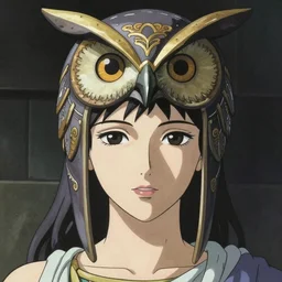 greek goddess athena, owl helmet, kyoto animation still, finely illustrated face, intricately detailed features, digital painting, makoto shinkai, painted by ilya kuvshinov and katsura masakazu and alphonse mucha and satoshi kon