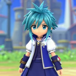 aqua from kingdom hearts birth by sleep, in - game graphics, 3 d, screenshot