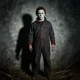creepy photo of michael myers by Hans Bellmer,