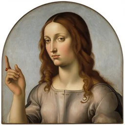 the martian by sandro botticelli. tempera on panel