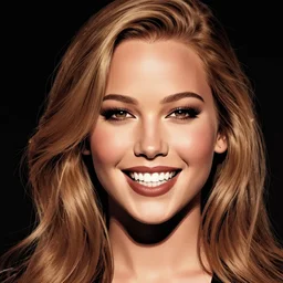 Rafael Albuquerque comic cover art, Jennifer Lawrence with sharp vampire teeth, sarcastic smile, brown leather jacket, jeans, extra long hair, full body, building on fire, cool colors, detailed, 4k