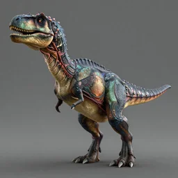 hybrid of a salmon and a dinosaur in middle earth, full body shot, sharp focus, ultra-detailed, photorealistic, complex, intricate, 3-point perspective, hyper detailed, IMAX quality, cinematic, finely detailed, small details, extra detail, symmetrical, high resolution, photo, 8k, award-winning, awe-inspiring, ground-breaking, masterpiece