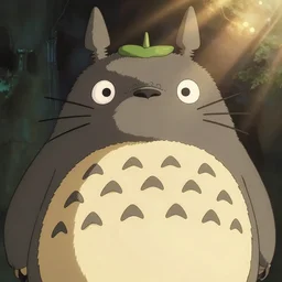 One Punch Man in My Neighbor Totoro by Studio Ghibli