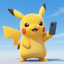 pikachu taking a derp selfie, pixar artstyle, hyperdetailed, artstation, accurate, octane render, 8k