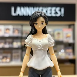 figurine of cereal wearing an elegant summer blouse, personification, official store photo, commercial photo, featured on amiami, lovecraftian, 8 k, 8 5 mm, beautiful composition