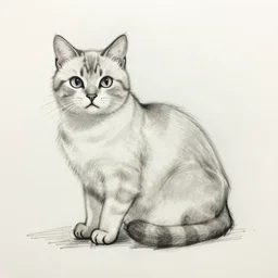 sketch cat