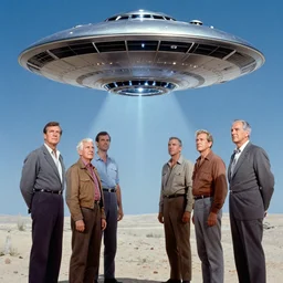 UFO sighting, Rick Guidice, Chesley Bonestell, Lucien Rudaux, Rolf Klep, Fred Freeman, George Pal